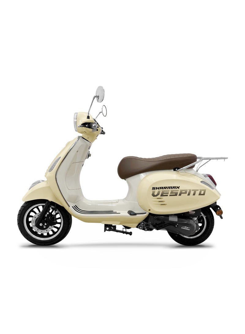 شارمكس شارماكس VX 150 – سكوتر حضري بسعة 150 سي سي، محرك رباعي الأشواط مبرد بالهواء، ناقل حركة أوتوماتيكي CVT، قوة 12 حصان - Image 2